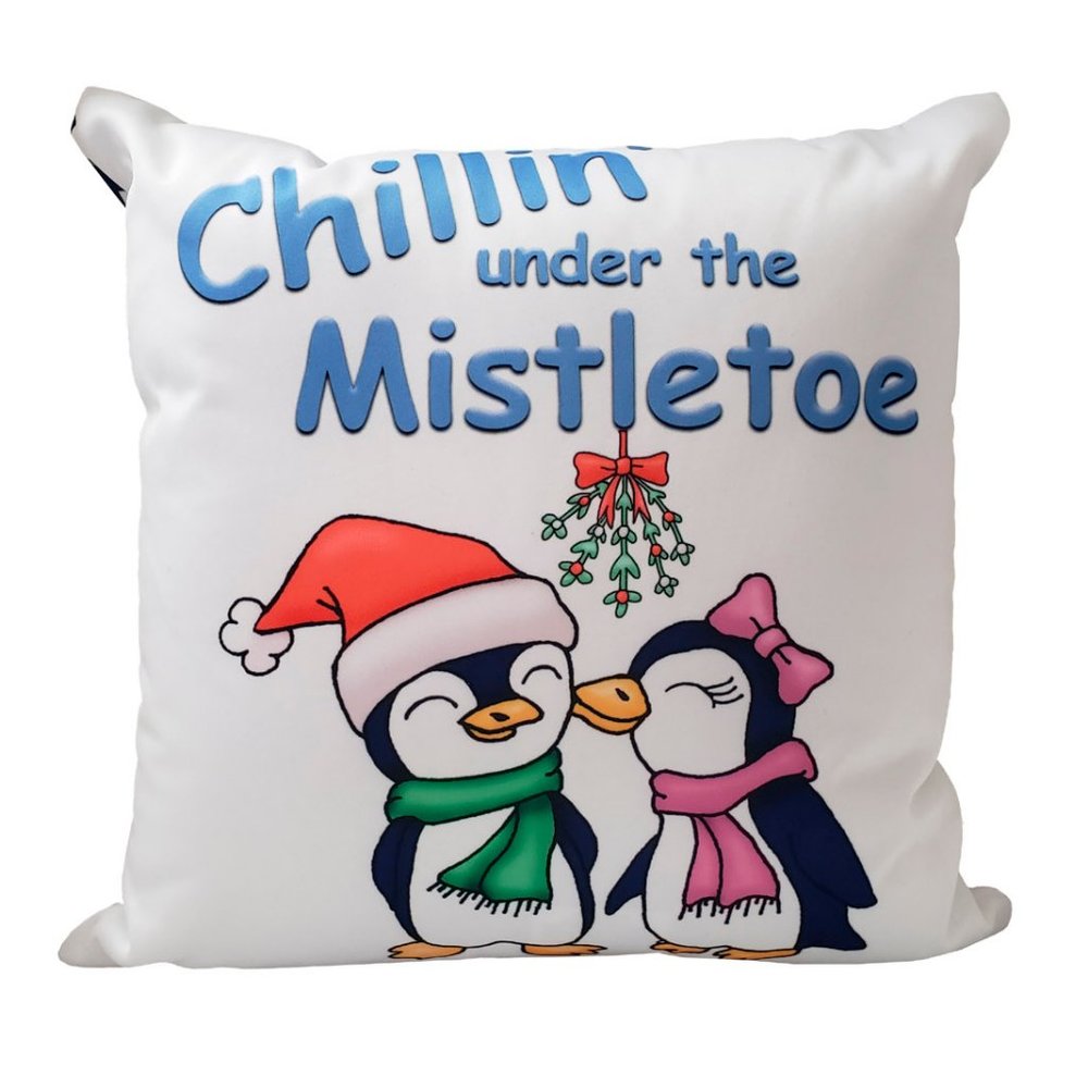🎁 Stella Saksa Chillin' Penguins Throw Pillow